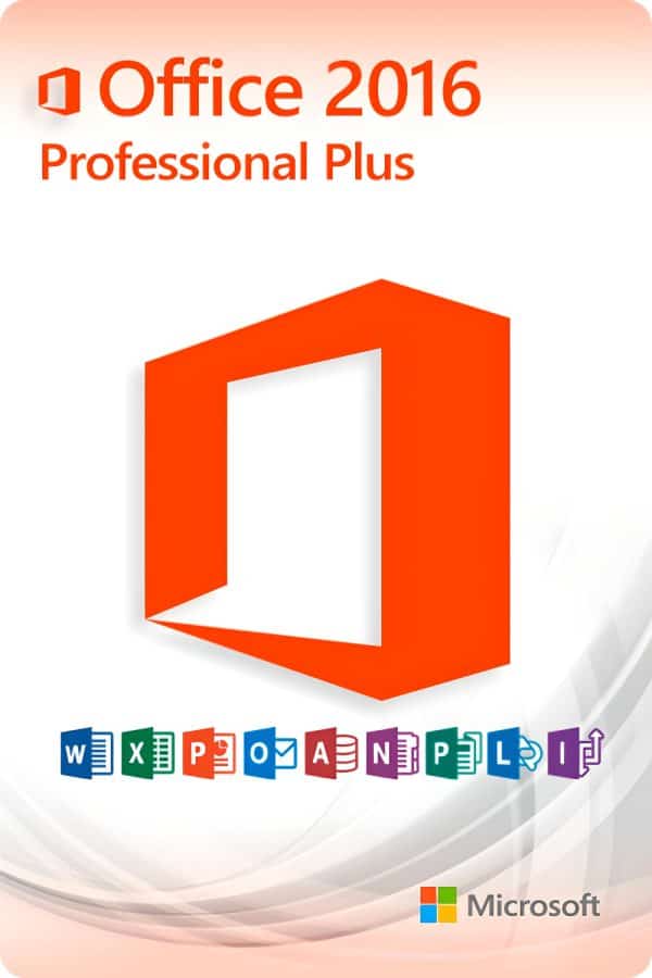 Microsoft Office 2016 Professional Plus License for 3 devices