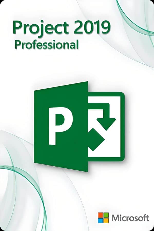 Microsoft Project 2019 Professional License for 3 devices