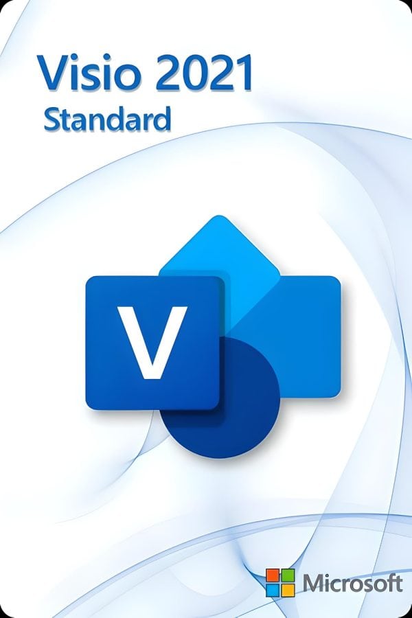 Microsoft Visio 2021 Standard License for 3 devices